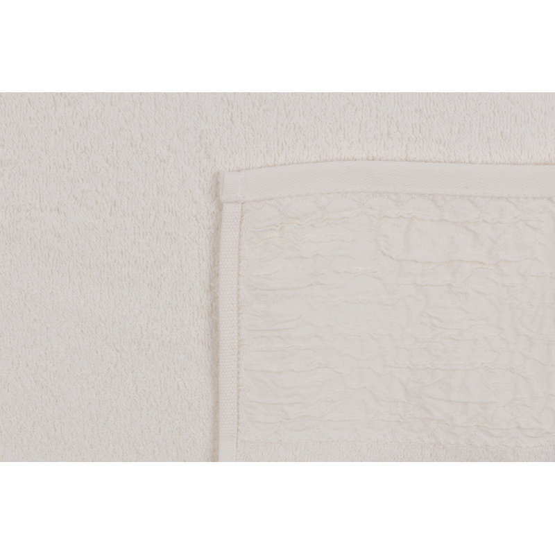 Ensemble de serviettes 2 pièces 100% coton Leyhill, Crème
