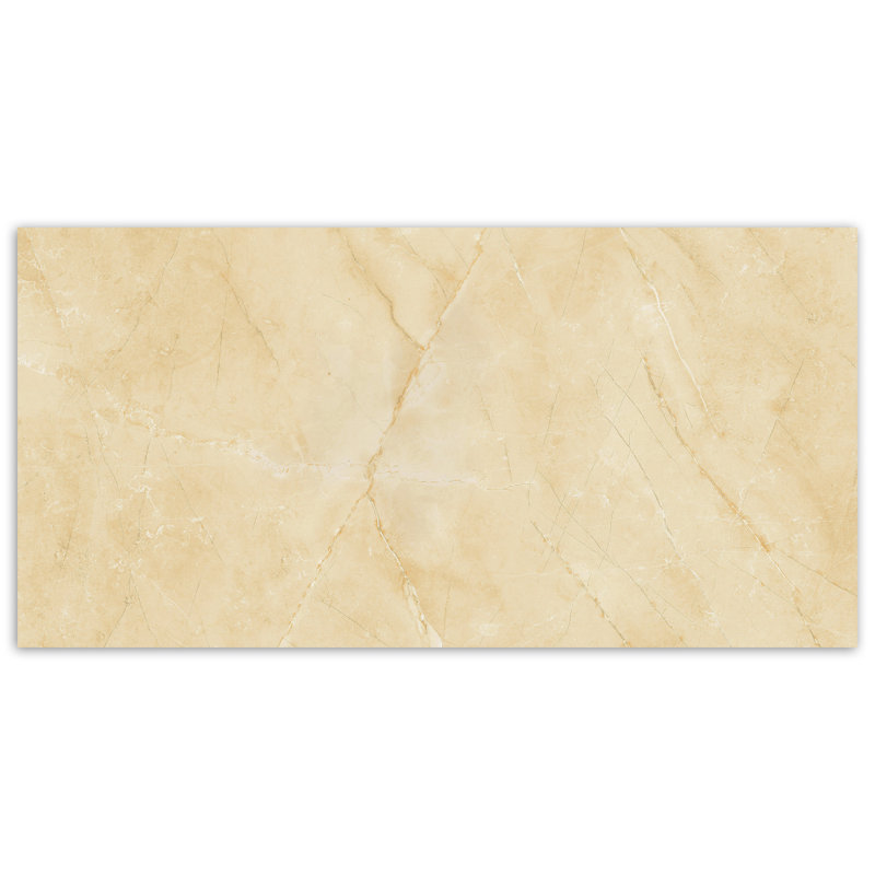 Natural 12" x 24" Porcelain Marble Look Wall & Floor Tile