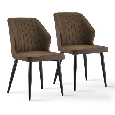 Carol 47cm H Upholstered Metal Side Chair