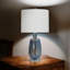 Glass Table Lamp And Shade-1217895370