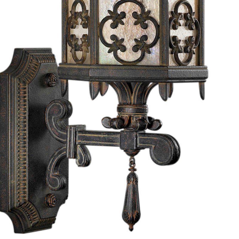 Costa Del Sol 1 - Light Outdoor Wall Lantern, 20" H x 7" W x 9" D