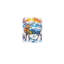 Décoration murale décorative de 36 po x 24 po orange, orange et bleu sur toile enneigée