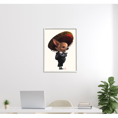 " Mariachi Chihuahua With Sombrero "