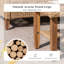Outdoor Wicker Patio Conversation Furniture Set With Acacia Wood Coffee Table-1736827162-1736827160