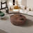 Modern Round Coffee Table with Drawers