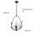 Morfa 1-Light Kitchen Pendant Light with Crystal Accents