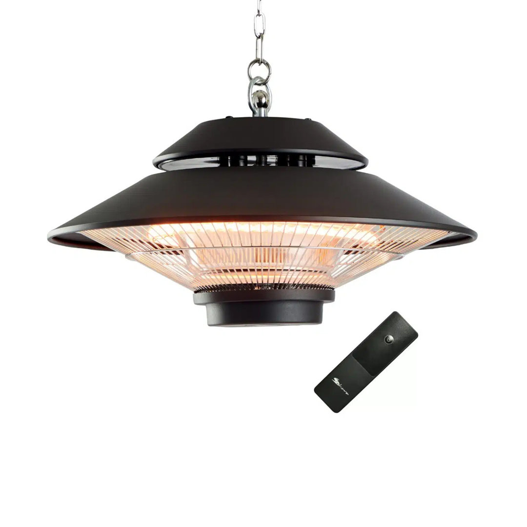 Sahara Hanging Patio Electric Heater With Remote Control 1500W - Image 2