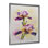 Aquarelle Iris fleur rose - décoration murale traditionnelle sur toile