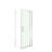 32-36"W X 72"H Left And Right Opening Universal Pivot Shower Door, Open Outside, With 1/4" And 5/16"  Tempered Glass And Brushed Nickel Finish-123210272