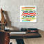  «Peace Rainbow» par Erin Clark, art mural en verre acrylique, 12 po x 12 po