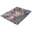 Tapis bleu / rouge / orange Stigall Mosaique-1823373212