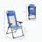 Folding Patio Chair Set of 2 with Adjustable Sling Back and Removable Headrest-1633385513