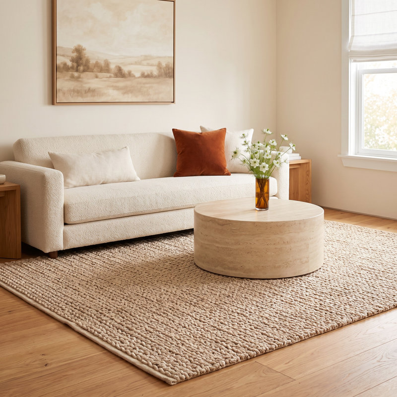 Veranda Natural Handwoven Performance Rug, Runner 2'6" x 8'