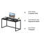 Damier Metal Base Computer Desk