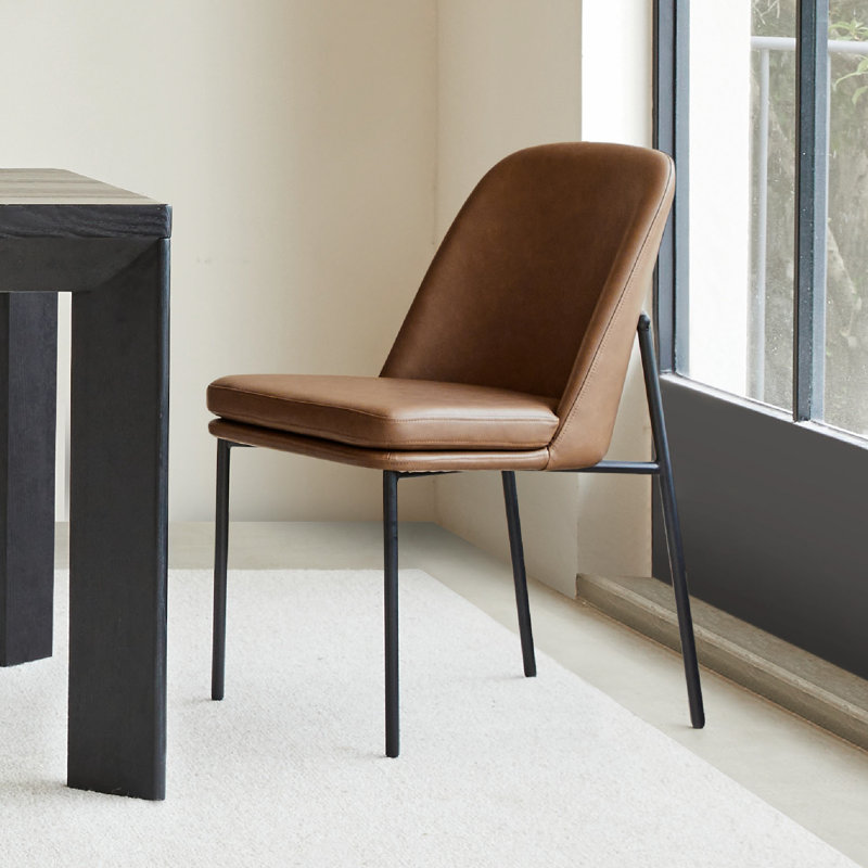 Angelick Dining Chair with Metal Frame, 3