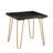 Maggie 22" Black Faux Marble End Table-241126979