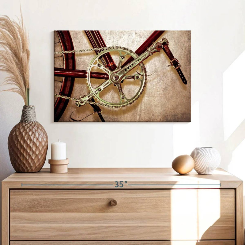 Pièce d'équipement de vélo rétro Mehar, H 32 po x l 48 po