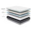 Memory Foam Mattress With Phase Change Cooling Fabric-506543268