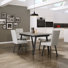 Amisco Reaves Table And Elmira Chairs 5-Pieces Dining Set