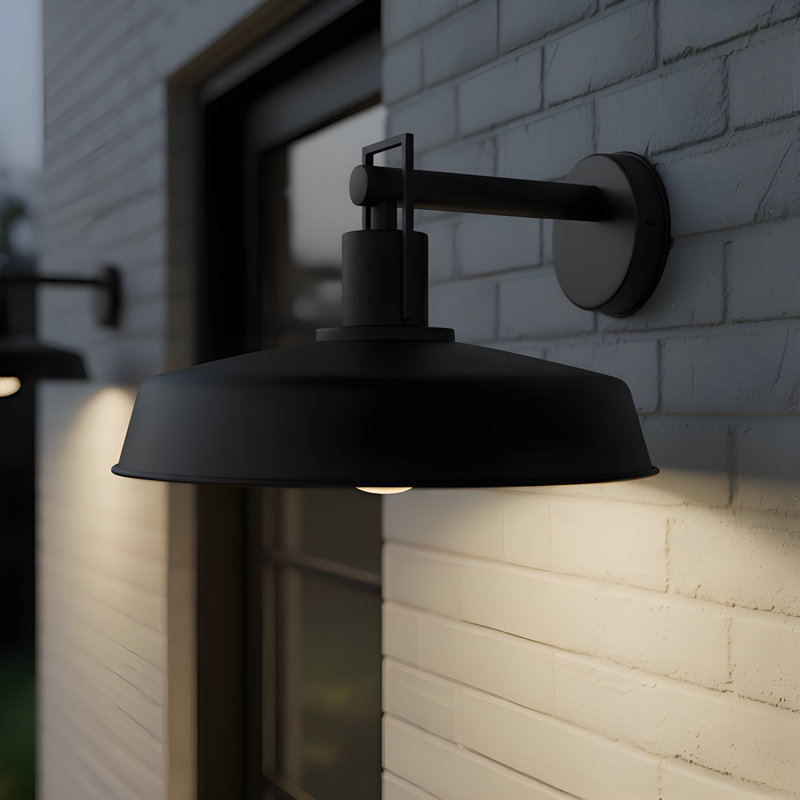 Lanterne murale d'extérieur 1 lumière Karson, H 9,75 po x l 16 po x P 16,5 po