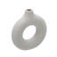 Branach Nordic Style Ceramic Round Vase in White-1247769946