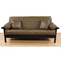 Faux Leather T-Cushion Sofa Slipcover