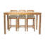Monterey Solid Wood Dining Set-698903433-732916397