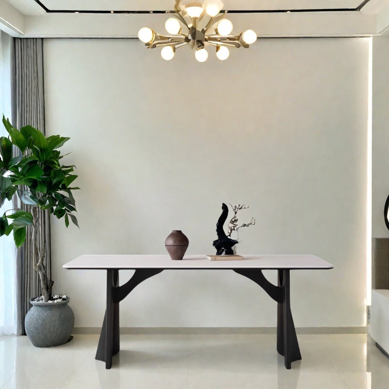 Table de salle à manger Minimalist, H 29,5 po x L 70,8 po x l 35,4 po