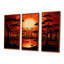 Pleine lune magique, ensemble de salon art mural africain-387547736-387547750