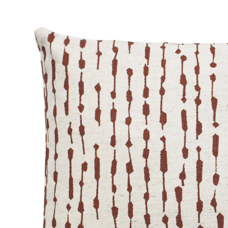 Coussin Banco, Brun, 12 po x 18 po