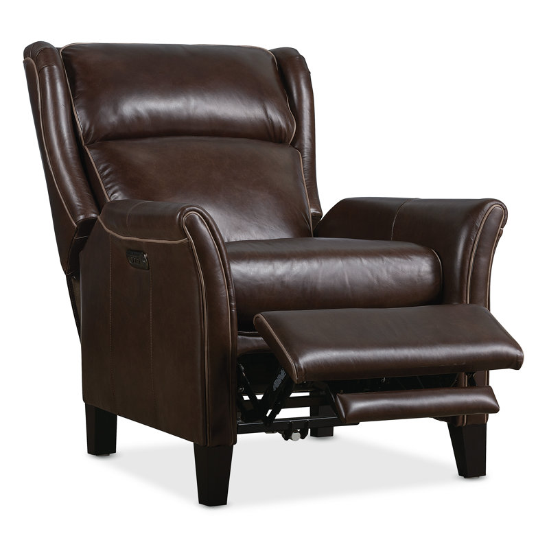Henley Power Recliner with Power Headrest, Brown