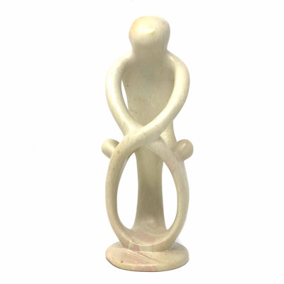 Figurine de famille natural saponite Marlie