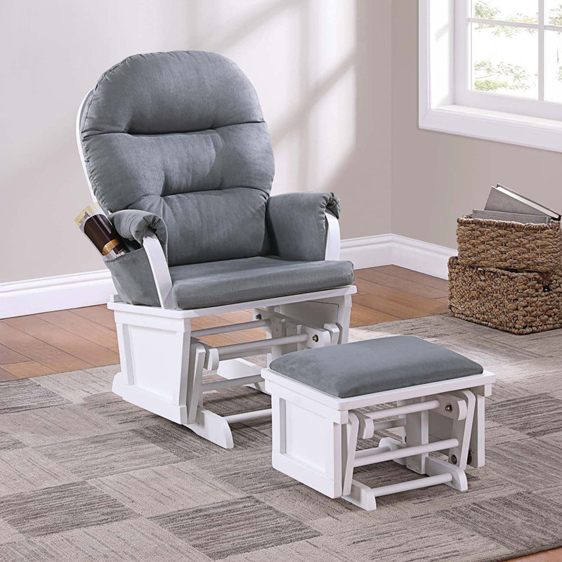 Fauteuil oscillant avec repose-pieds