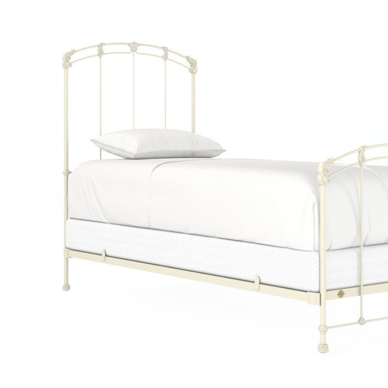 162 Cottage Bed | Complete Standard, Twin, Gloss Off-White