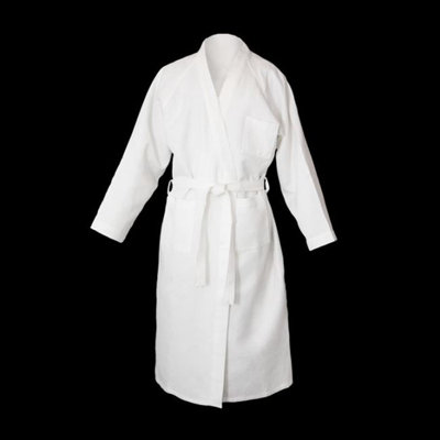 Peignoir 100% coton gaufré personnalisé