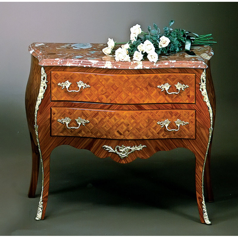 Commode décorative 2 tiroirs