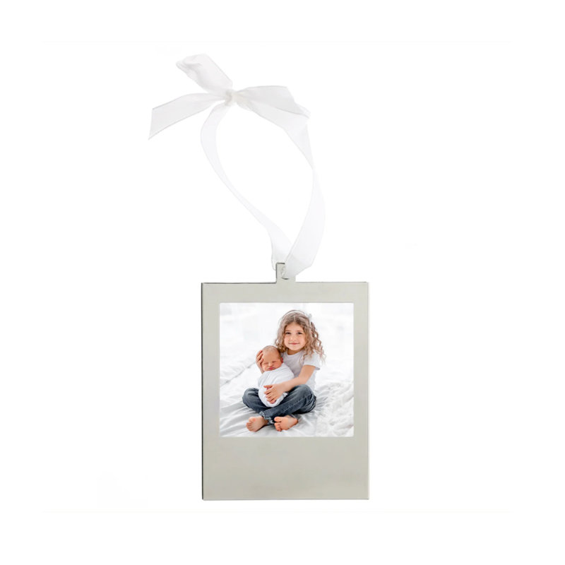 3.5'' Stainless Steel Holiday Shaped Ornament