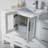 84" Double Bathroom Vanity with Sink-49240134
