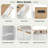 Fluted Kitchen Island With Drop Leaf, Power Outlet, Towel Rack, Spice Rack And Open Compartment-1591739946