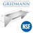  NSF Stainless Steel Wall-Mount Shelf by Latitude Run-1846347676