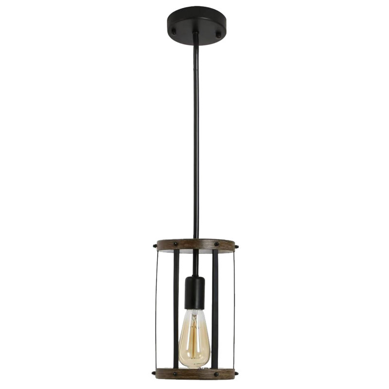 Baumer 1 - Light Matte Black LED Single Pendant