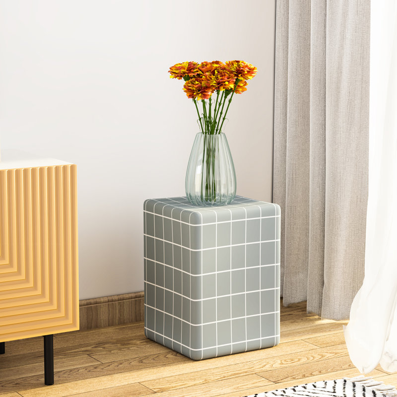 Afrodita Top End Table, Gray