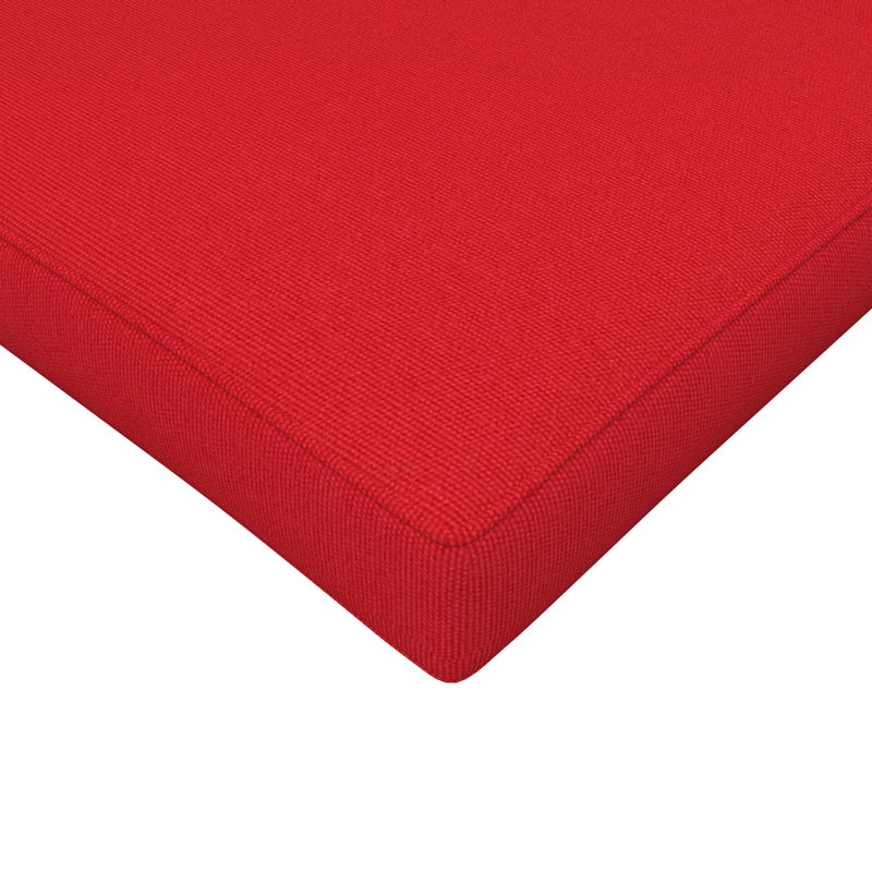 Sunbrella® Outdoor Ottoman Seat Cushion, 20" W x 22" D, Canvas Jockey Red