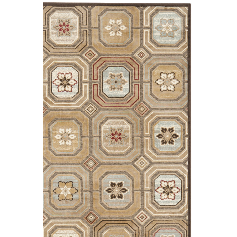 Braswell Performance Geometric Rug, Rectangle 5'3" x 7'6"