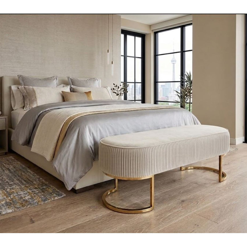Erickson Bench, Taupe