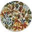 Tapis floral rond en coton antidérapant-78238933