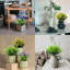 18PCS Plantes artificielles d'extérieur en vrac, résistantes aux rayons UV ...