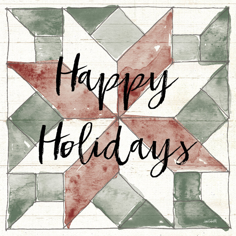 Almeta Holiday Farm Memories X, H 36 po x l 36 po, Non, Cadre simple noir