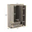 Armoire 3 portes avec 2 tiroirs