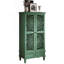 Armoire de rangement rustique avec tiroir, armoire décorative sculptée à 2 portes-811394575